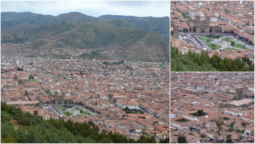 Vue sur Cuzco depuis Sacsayhuaman