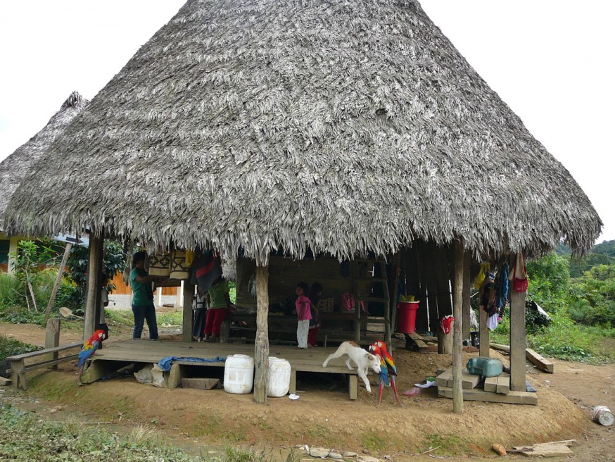 Comunidad nativa de Huacaria - Habitation principale