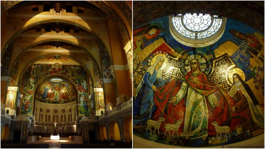 Basilique Lisieux mosaique Basilique Lisieux mosaique