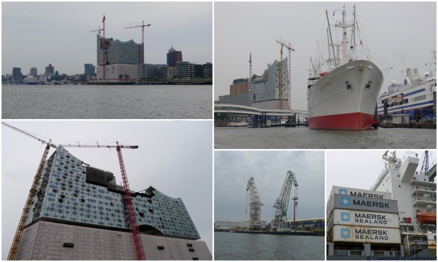 Visite du port de Hambourg