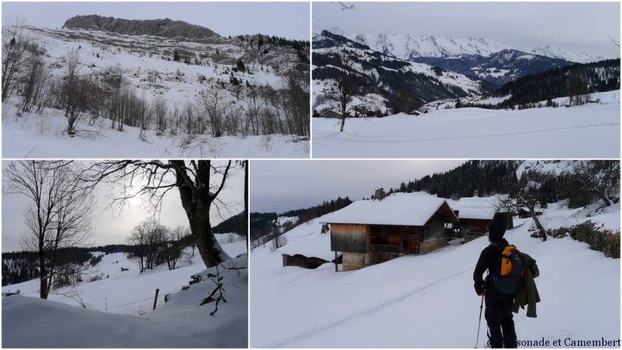 Roc de Charmieux - raquettes chalets de la culaz