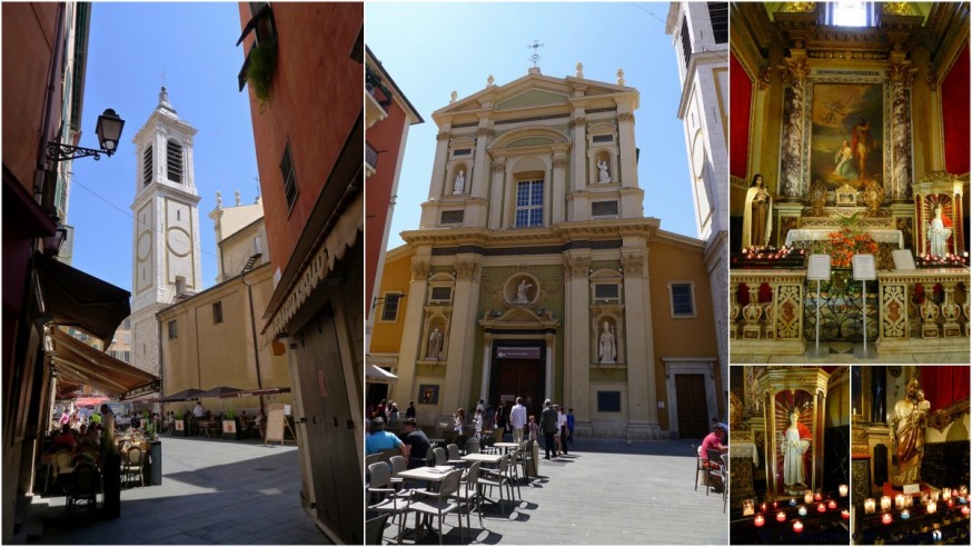 La cathédrale Sainte-Réparate dans le Vieux-Nice