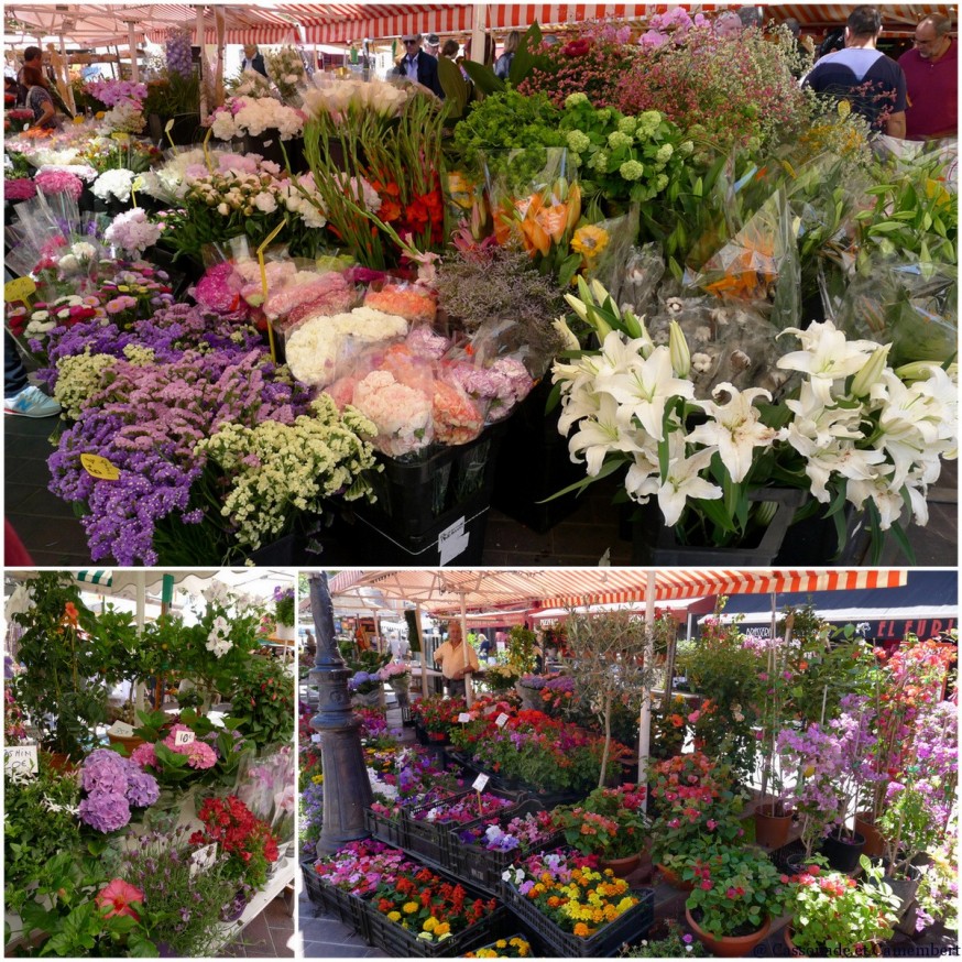 Le marché aux fleurs dans le Vieux-Nice