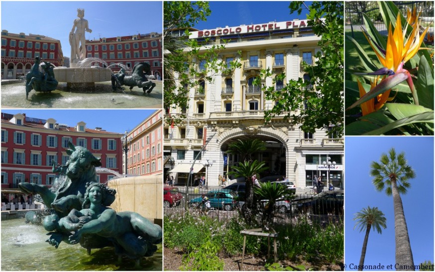 La place Massena à Nice