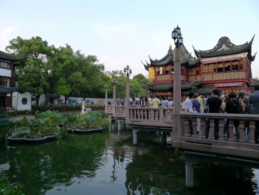 Entree jardin Yu vieille ville Shanghai