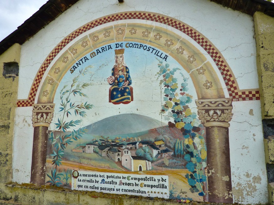 Compostelle - Bierzo - Peinture église de Compostilla