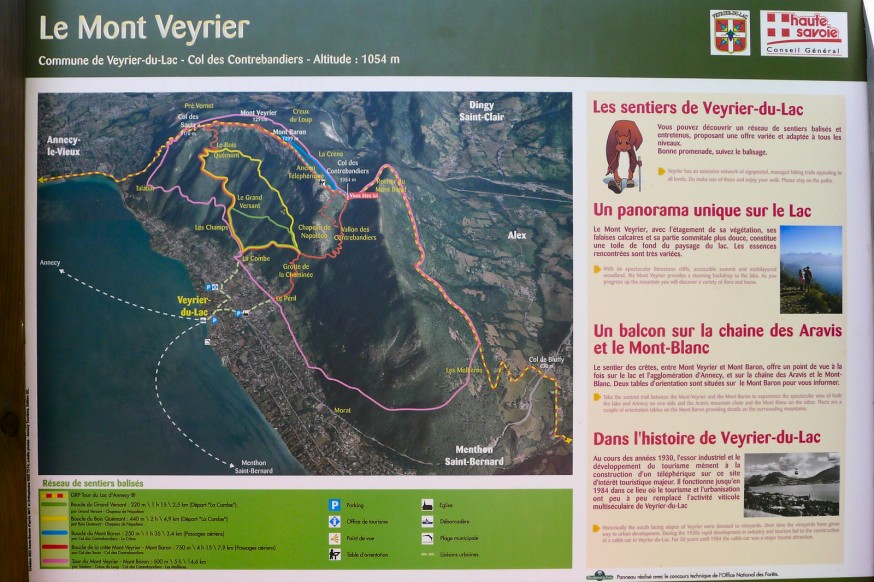 Plan Mont Veyrier - rando lac d annecy
