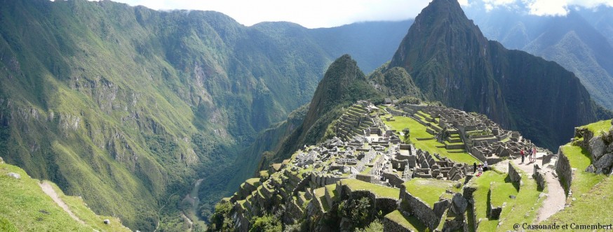 Panorama machu picchu