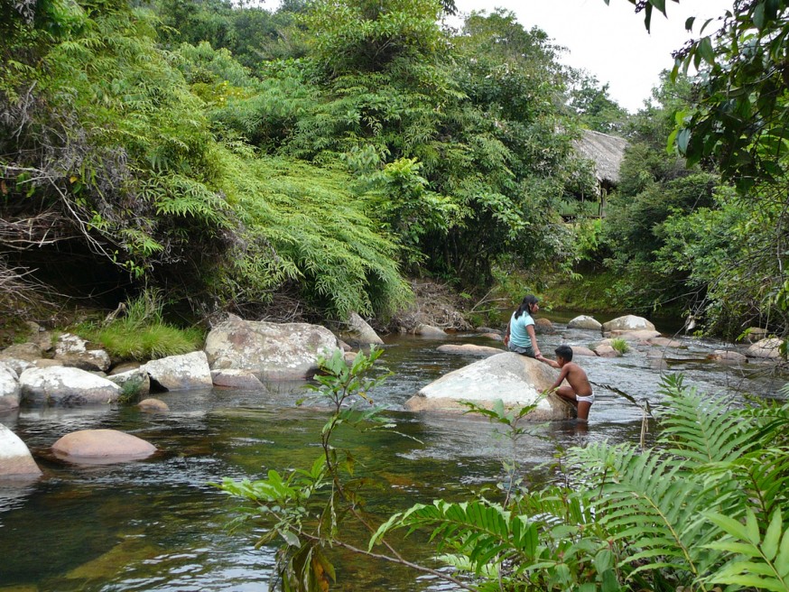 Comunidad nativa de Huacaria - Baignade