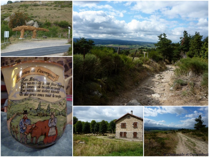 Arrivée à Saugues - compostelle margeride