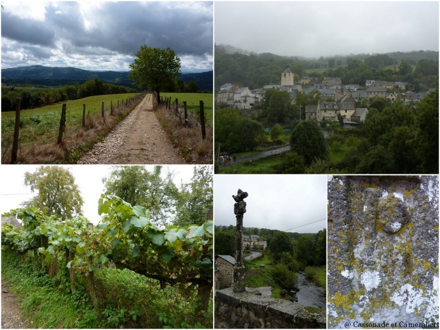 Départ de St Chely d Aubrac - compostelle lot