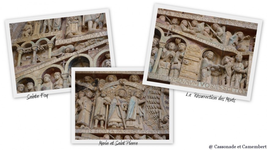 Compostelle Conques - Tympan Conques Ste Foy