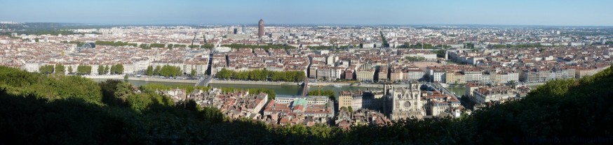 Vue depuis Fourviere Lyon