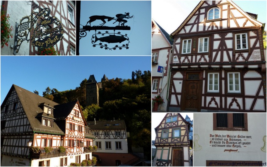 Bacharach inscriptions facades