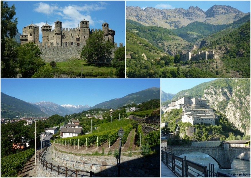 Chateau de Fenis et Fort de Bard