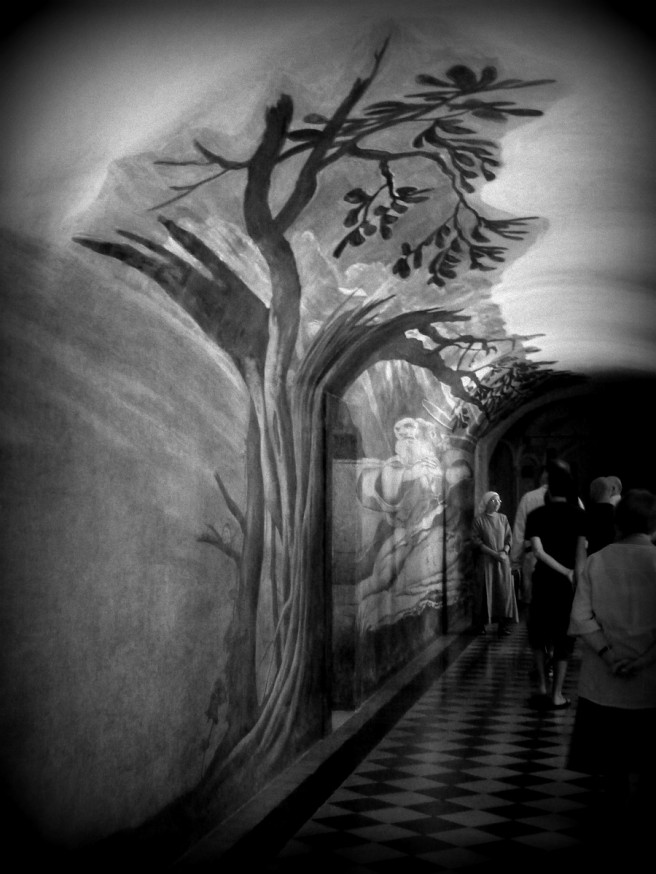 Anamorphose Trinite des Monts Rome 1