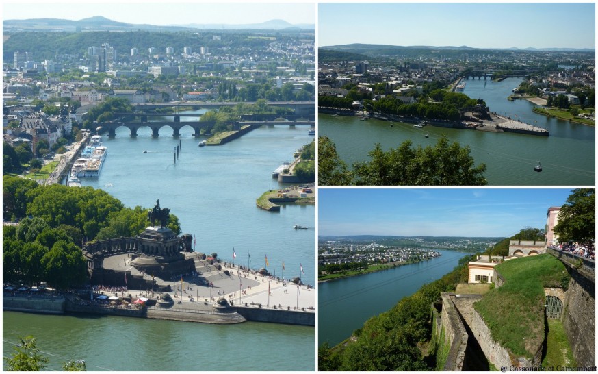 Vue Deutsches Eck Koblenz