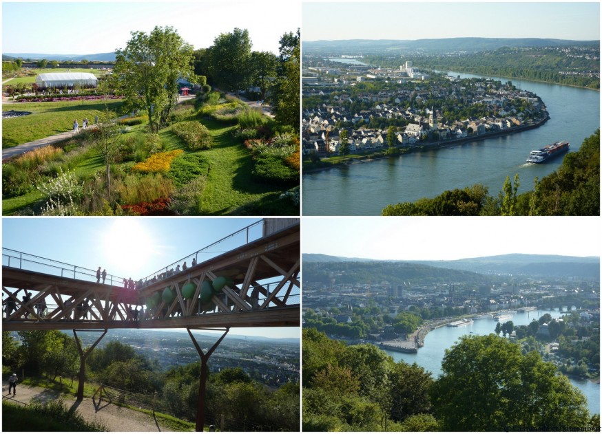 Vue sur le Rhin BUGA Koblenz