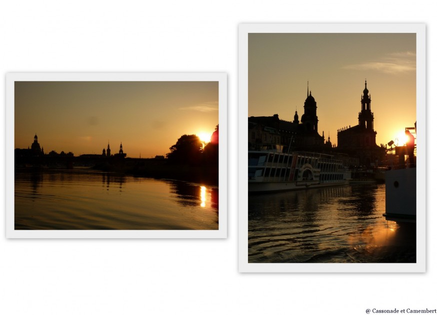 Coucher de soleil Dresde