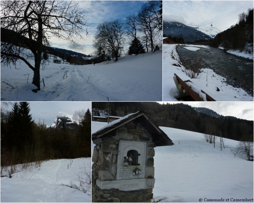 Raquettes Samoens le long du Giffre