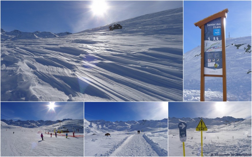 Sentier des deux lacs val thorens