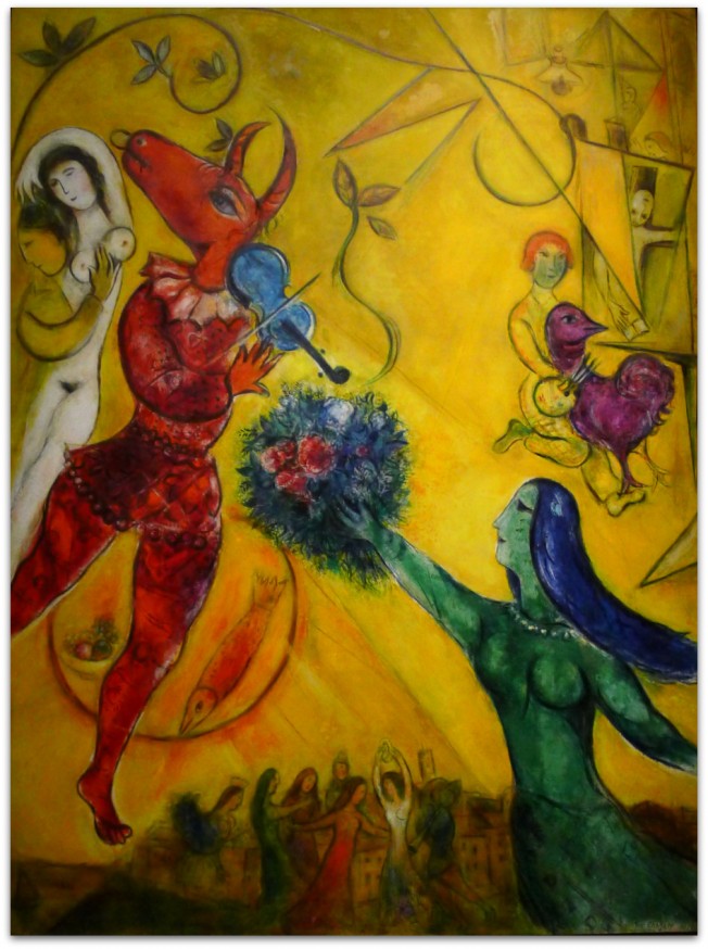 Chagall musée du luxembourg - La Danse