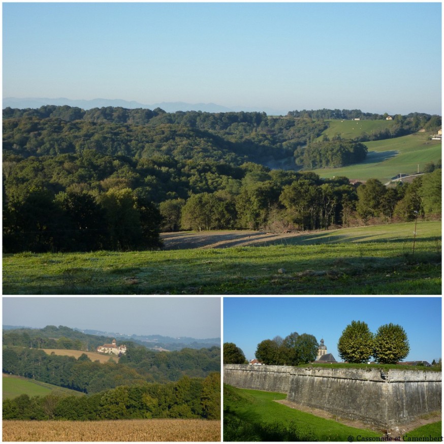 arrivée à navarrenx - compostelle pays basque