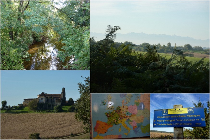 Pyrenees en vue - compostelle landes