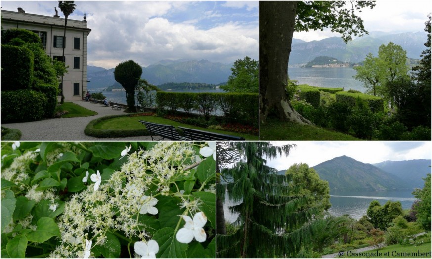 Le vieux jardin de la villa Carlotta sur le lac de Côme