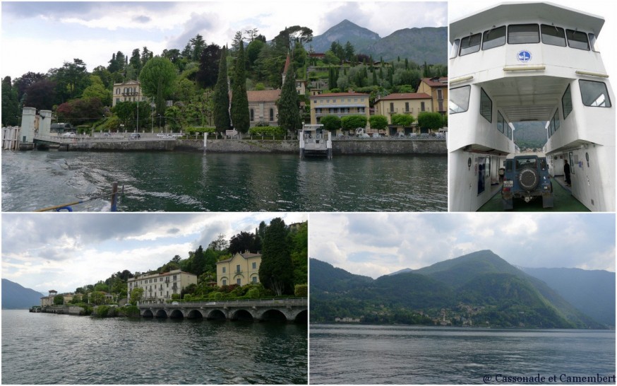 Le ferry vers Bellagio, au départ de la villa Carlotta sur le lac de Côme