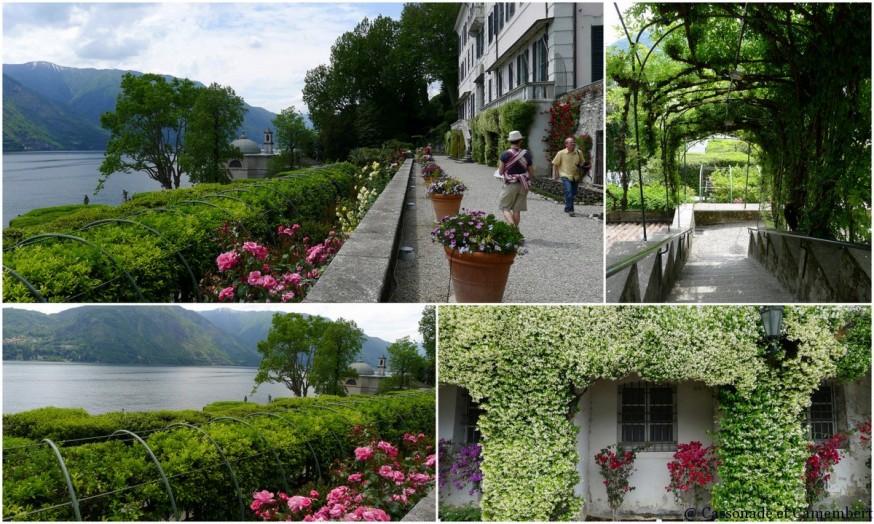 Le jardin à l'italienne de la villa Carlotta sur le lac de Côme