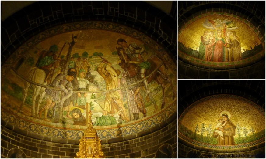 Mosaïques de l'église San Giacomo de Bellagio sur le lac de Come