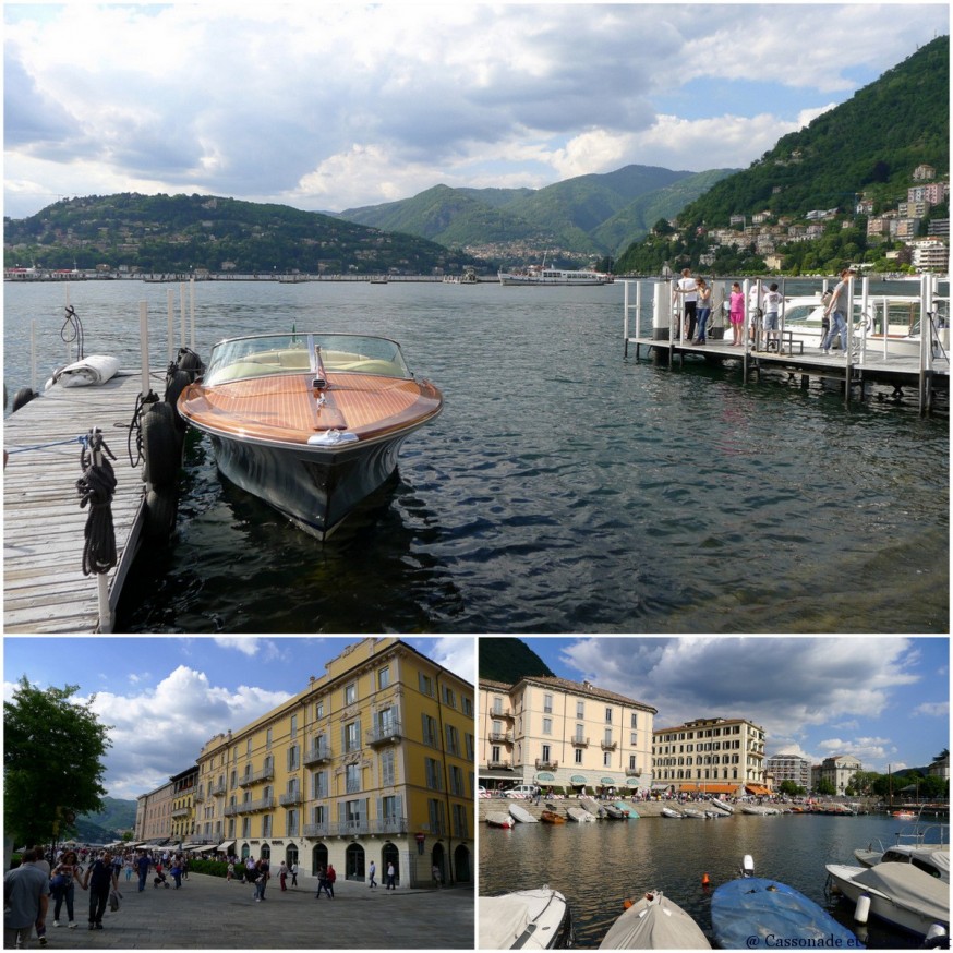 Les rives du lac de Côme, depuis la ville de Côme