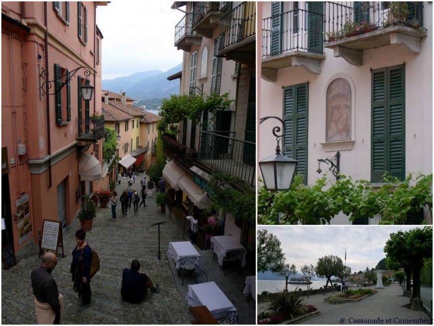 Ruelles du village de Bellagio sur le lac de Côme