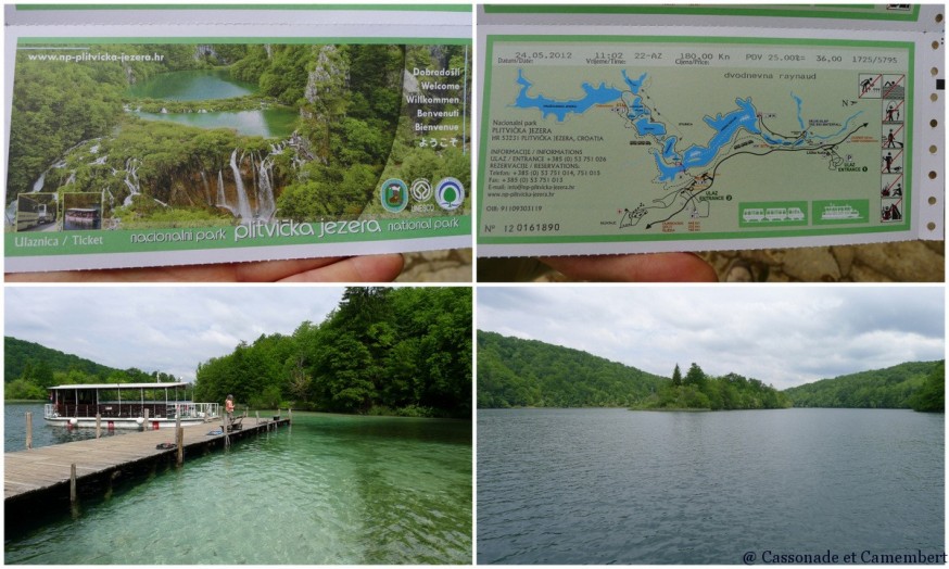 Entrée dans le Parc des lacs de Plitvice