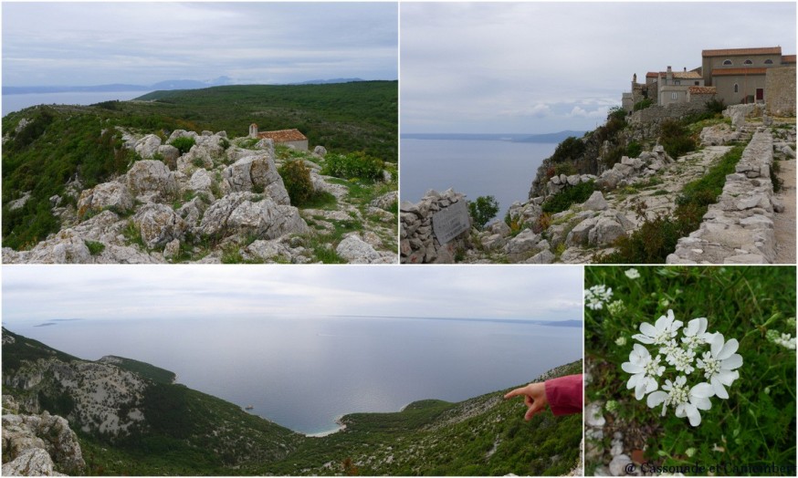 Ile de Cres - Vue depuis village de Lubenice