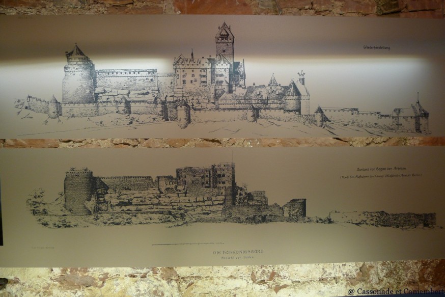 Reconstruction chateau Haut Konigsbourg