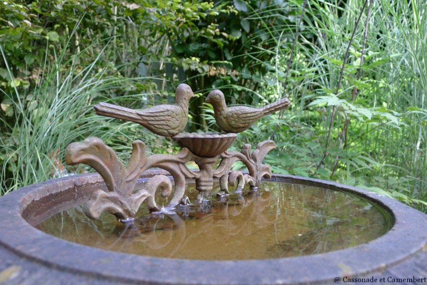 Bain d oiseaux jardins du pays d auge