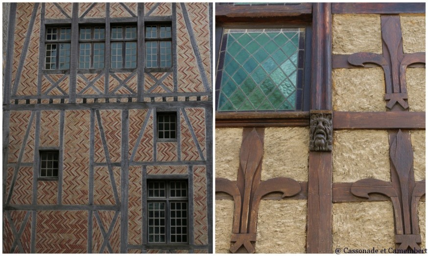 Carcassonne maisons a pans de bois