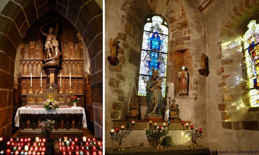 Intérieur église Mont Saint Michel