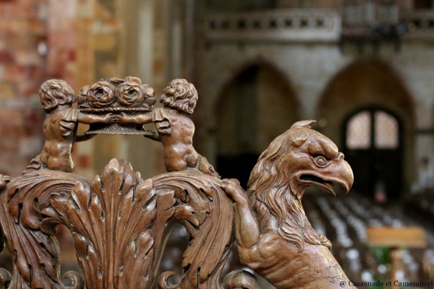 Misericorde Stalles Abbatiale Saint Volusien foix ariege