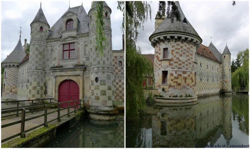 Pierre et briques vernissées Pré d Auge St Germain de Livet chateau pays d auge