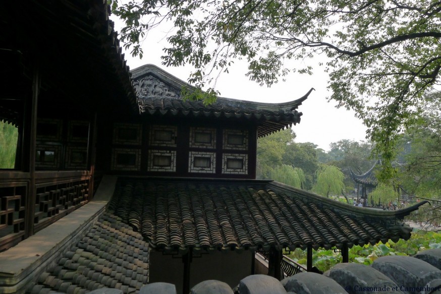 Toits Pavillon suzhou jardin humble administrateur