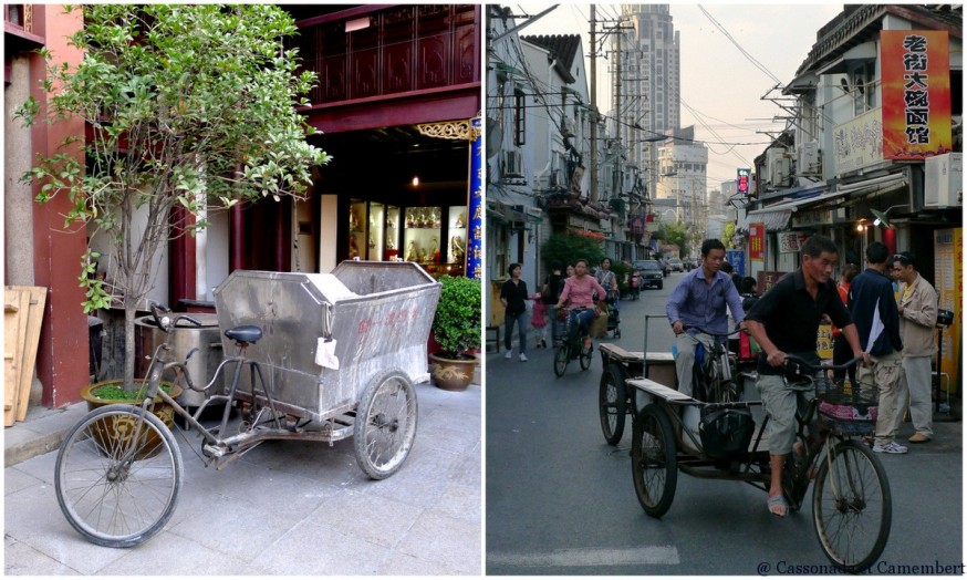 Tricycles vieille ville shanghai