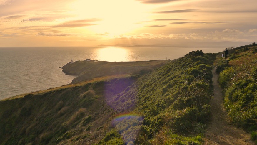 Coucher de soleil à Howth