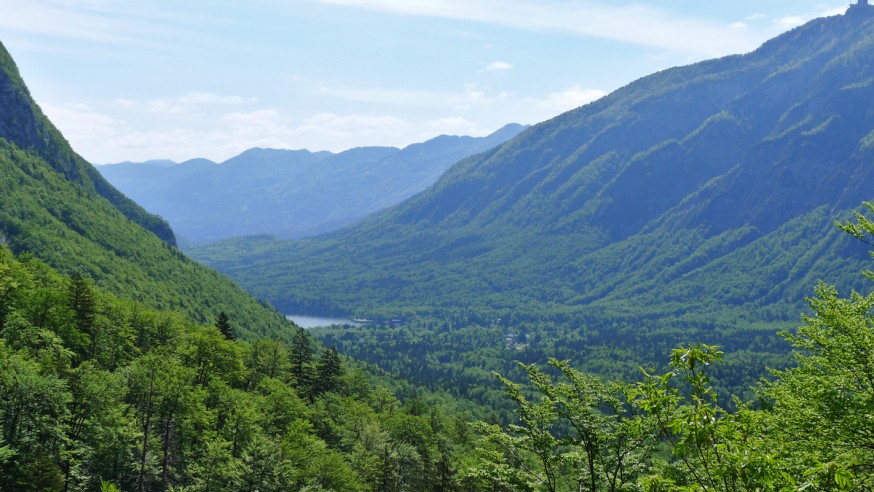 Montagnes et lac de Bohinj