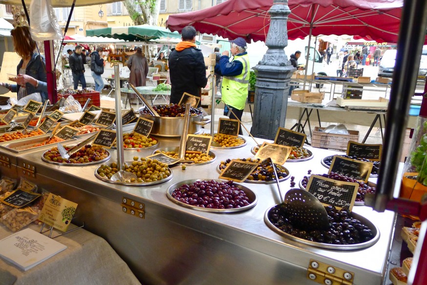 Olives - Marché à Aix-en-Provence