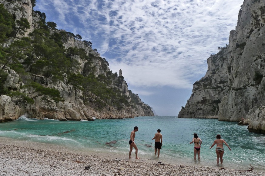 Première baignade - Calanque d'En-Vau