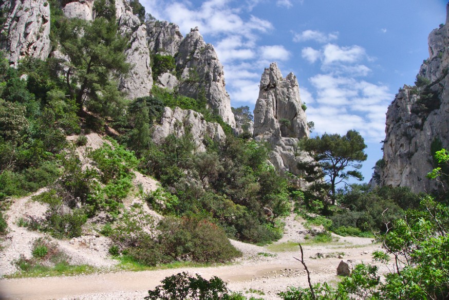 Terrain de jeu pour l'escalade - Calanque d'En-Vau