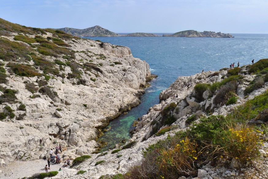 Calanque de la Mounine côté mer